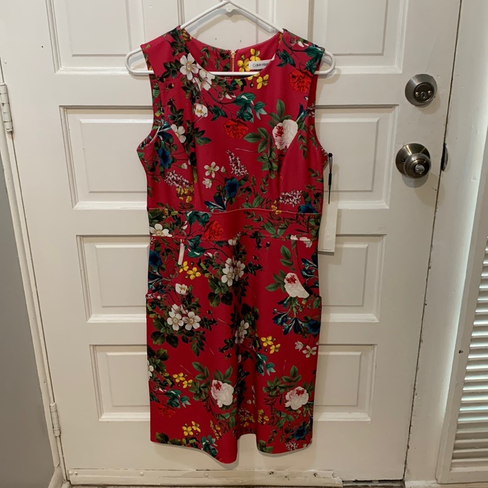 Calvin Klein a-line dress